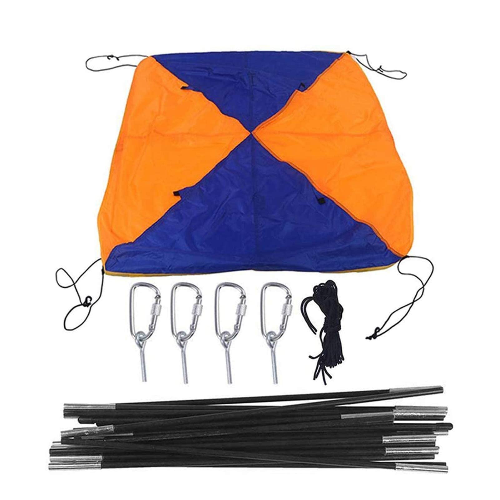 Kanu-Abdeckung - Mehrzweck-Faltzelt aus Gummi - Verfügbar, um Kajak-Kanu-Fischerboote vor Sonne und Regen zu schützen Firulab von Firulab
