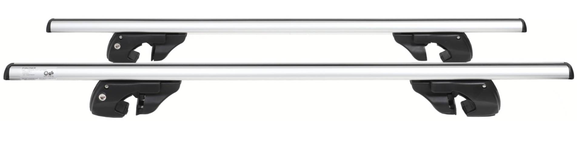 FISCHER Relingträger TopLine XL, für Fahrradträger, Dachboxen oder als Skihalter, für offene Dachrelinge, Tragkraft 90 kg, vormontiert, inklusive Schloss, Barrenstärke 45 x 28 mm, Barrenlänge 135 cm FISCHER Relingträger TopLine XL, für Fahrradträger, Dachboxen oder als Skihalter, für offene Dachrelinge, Tragkraft 90 kg, vormontiert, inklusive Schloss, Barrenstärke 45 x 28 mm, Barrenlänge 135 cm von Fischer