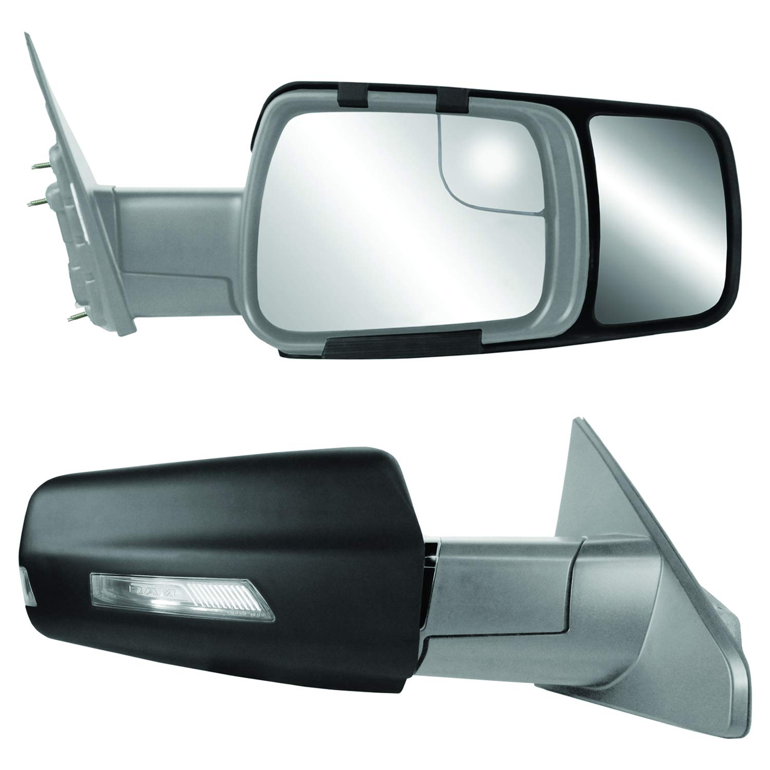 Fit System - 80730 Snap & Zap Custom Abschleppspiegel Paar für Ram 1500 Pick-up, schwarz Fit System - 80730 Snap & Zap Custom Abschleppspiegel Paar für Ram 1500 Pick-up, schwarz von Fit System