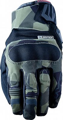 Five Boxer Camo, Handschuhe wasserdicht - Schwarz/Oliv - S von Five