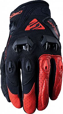 Five Stunt Evo, Handschuhe - Schwarz/Rot - S von Five