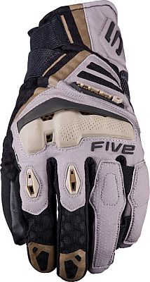 Five TFX1 Airflow, Handschuhe - Hellgrau/Beige/Schwarz/Braun - M von Five