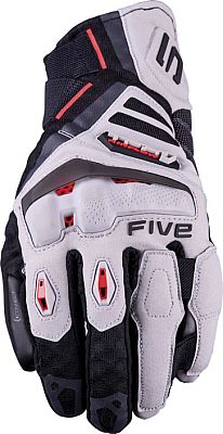 Five TFX1 Airflow, Handschuhe - Weiß/Grau/Schwarz/Rot - M von Five