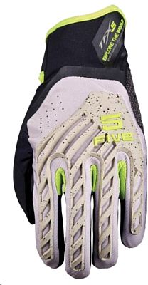 Five TFX5, Handschuhe - Beige/Schwarz/Neon-Gelb - L von Five