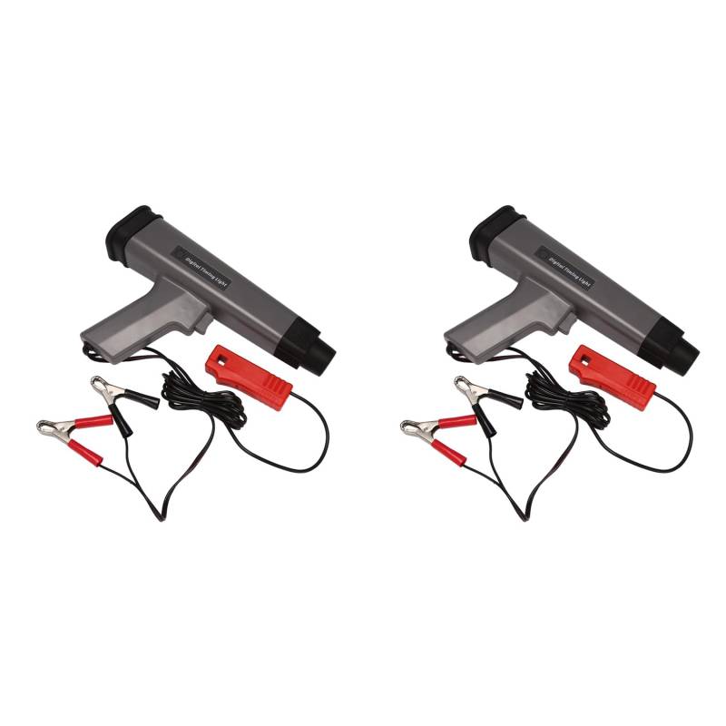 Fivetwofive 2X 12V Auto Digital Engine Timing Light mit Led-Anzeige Zündzeitpunkt Strobe Light Induktiver Timing Lampendetektor von Fivetwofive