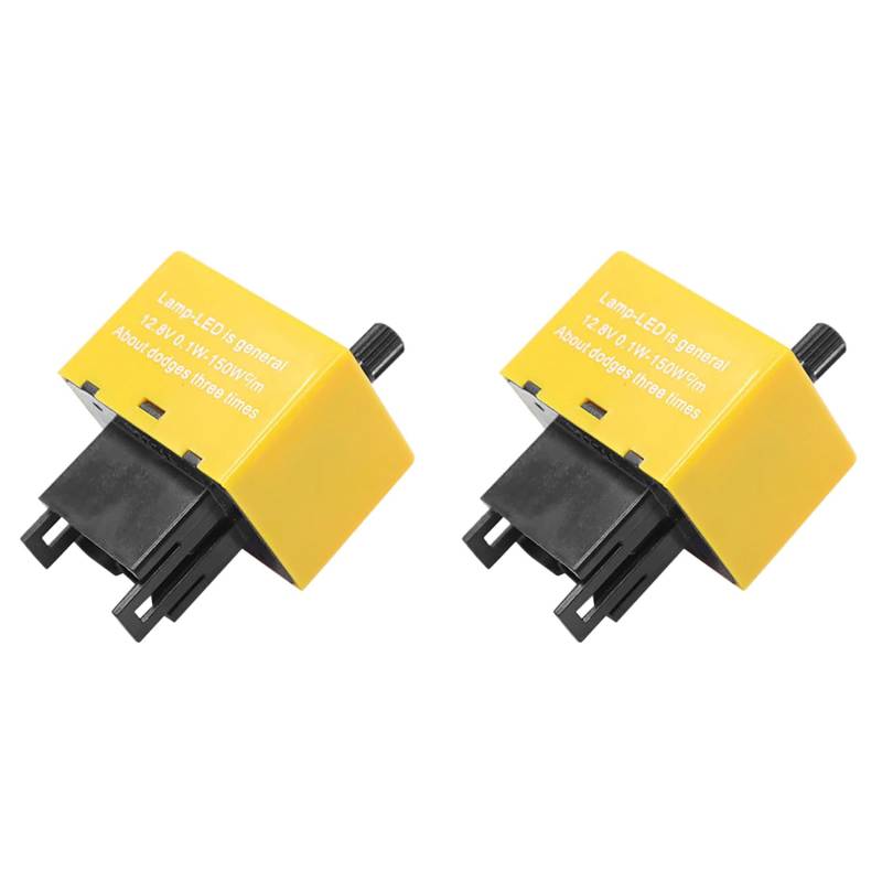 Fivetwofive 2X 8-Pin 81980-50030 Geschwindigkeit Einstellbares Elektronisches LED Wenden Signal Blinker Relais Fix für LED Wenden Signal Blinker GlüHbirnen von Fivetwofive