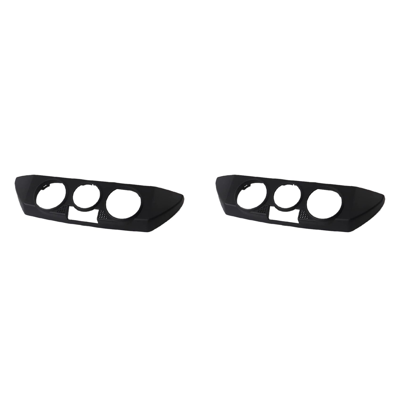 Fivetwofive 2X Auto Schwarz Front Dashboard AC Heizung Steuerung Paneel Trim Abdeckung Kappe Passend für 9N 2002-2010 6Q0820075C 1QA Fivetwofive 2X Auto Schwarz Front Dashboard AC Heizung Steuerung Paneel Trim Abdeckung Kappe Passend für 9N 2002-2010 6Q0820075C 1QA von Fivetwofive
