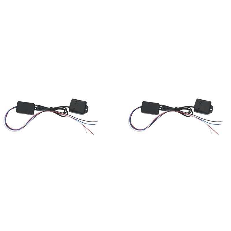 Fivetwofive 2X Auto Universal Anti Diebstahl Sensor Einstellbare Auto 360 Panorama Erkennung Vibration Sensor Alarm Anti-Diebstahl Gerät von Fivetwofive
