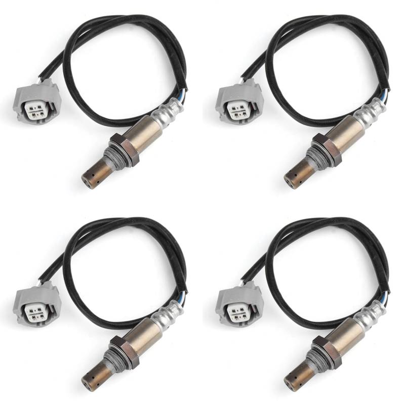 Fivetwofive 4X 4-Draht-Front-Upstream-O2-Sauerstoffsensor für X-Type 2.0 2.5 3.0 V6 XK XK8 XKR C2C7359 C2S2669 von Fivetwofive