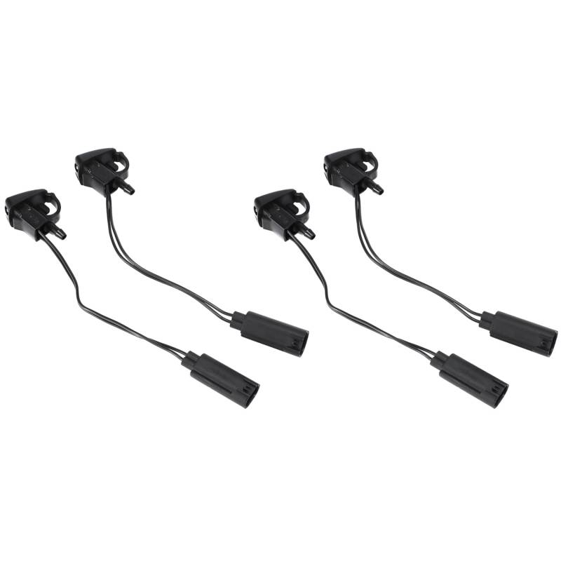 Fivetwofive 4X Linke und Rechte Neue ScheibenwaschdüSe Beheizter SprüHstrahl LR048615 für LR3 LR4 Range Sport 2005-2016 von Fivetwofive