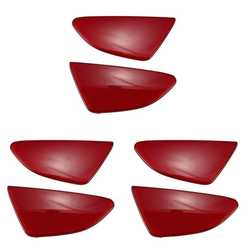 Fivetwofive 6X Auto Styling ABS Kunststoff Heck Leuchte Nebel Scheinwerfer Lampe Panel Set für 2 Demio 2015-2018 von Fivetwofive