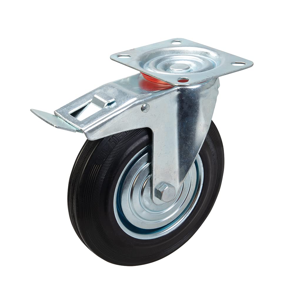 FIXMAN 921139 Gummi-Schwerlastrolle 200 mm, 200 kg FIXMAN 921139 Gummi-Schwerlastrolle 200 mm, 200 kg von Fixman