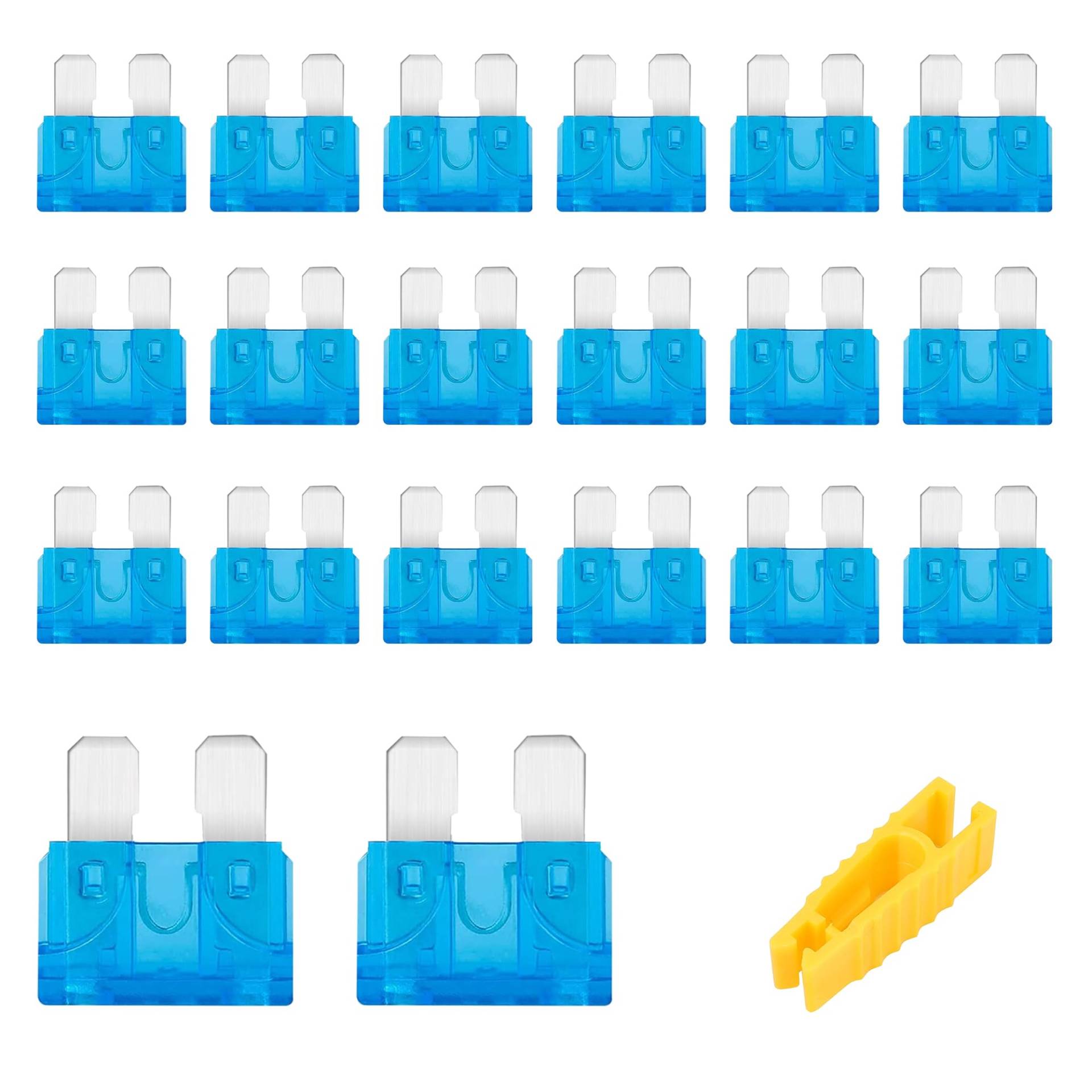 Flaconi 20PCS Kfz Sicherungen,Sicherungen,Sicherungen Kfz,Flachsicherungen Kfz,Kfz Sicherung,Flachsicherungen,Auto Sicherung,Sicherung,Geeignet für PKW,LKW,Motorräder (15A) von Flaconi