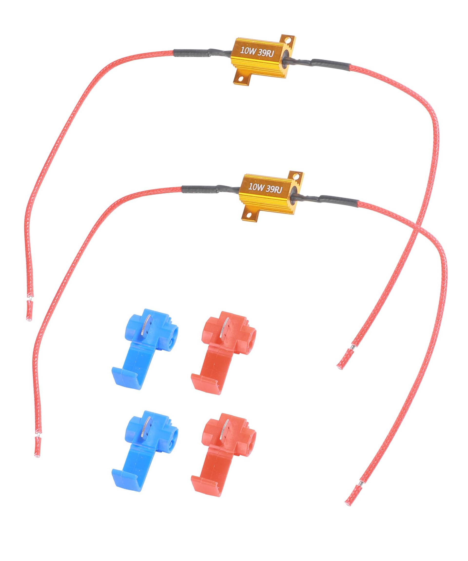 Flaconi 2PCS Kfz Widerstand Tagfahrlicht,10W 39Ω LED Lastwiderstand,LED Lastwiderstand Leistungswiderstand,Lastwiderstand Widerstand,Geeignet für Scheinwerferlampe,Nebelscheinwerfer,Blinkerlicht Flaconi 2PCS Kfz Widerstand Tagfahrlicht,10W 39Ω LED Lastwiderstand,LED Lastwiderstand Leistungswiderstand,Lastwiderstand Widerstand,Geeignet für Scheinwerferlampe,Nebelscheinwerfer,Blinkerlicht von Flaconi