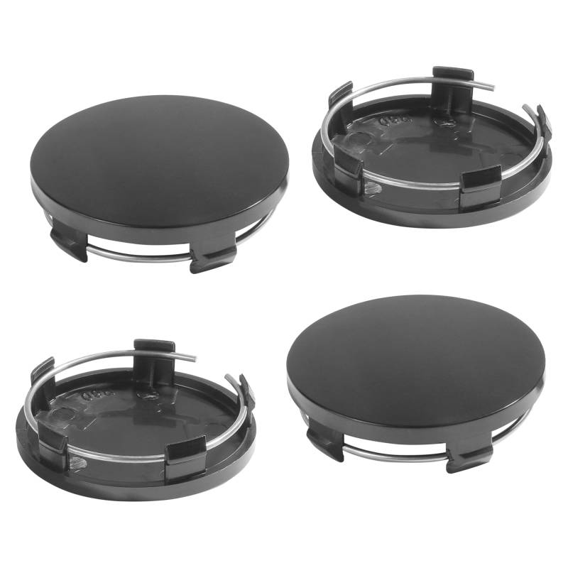 Flaconi 4PCS Auto-Nabenkappe,Radnabenkappen,Felgendeckel,Radnabenabdeckungen,Nabendeckel Schwarz,Nabenkappen für Auto,Universelle Radkappe,Geeignet für Radkappen mit AußEndurchmesser 60 Mm von Flaconi