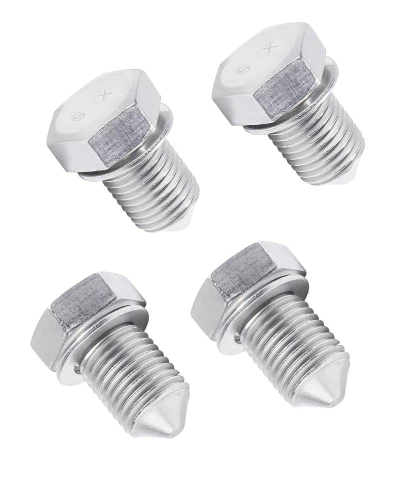 Flaconi 4PCS Auto Ölablassschraube mit dichtring,Ölablassschraube,verschlussschraube Ölwanne, Ölschraube, Öl Ablassen Schraube, Ölwanne mit Dichtungen,Gilt für die Kompatibilitätsnummer N90813202 von Flaconi