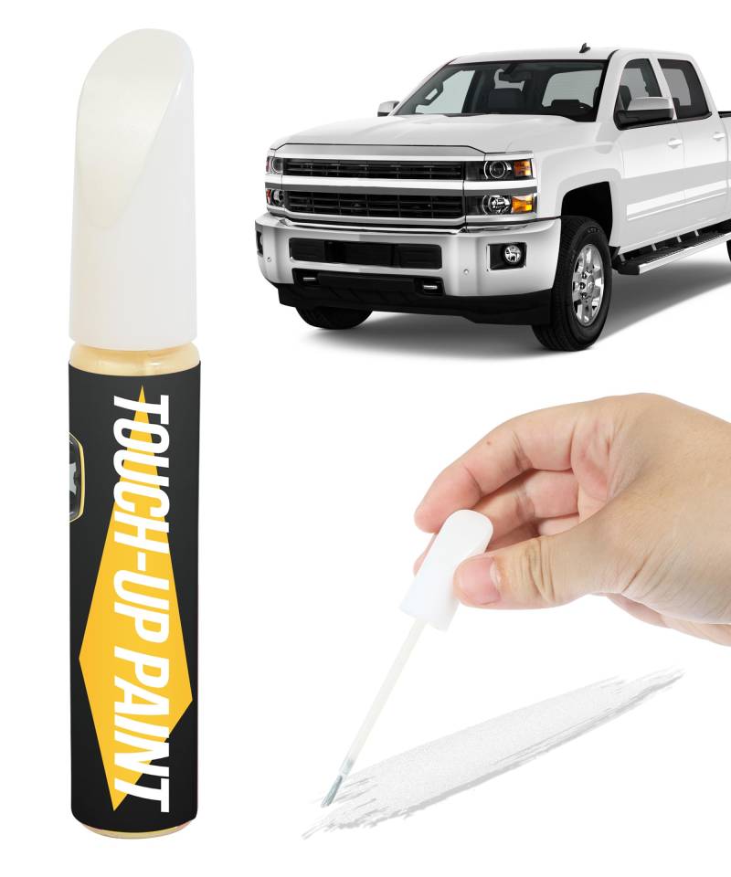 Flaconi Auto Lackstift,Auto Lack Reparatur,Auto Reparatur Lack Auto Pinsel,Auto Kratzer Reparaturstift,Geeignet für Kratzerreparaturen der Meisten Autos,Motorräder,Transporter,Anhänger (Weiß) von Flaconi