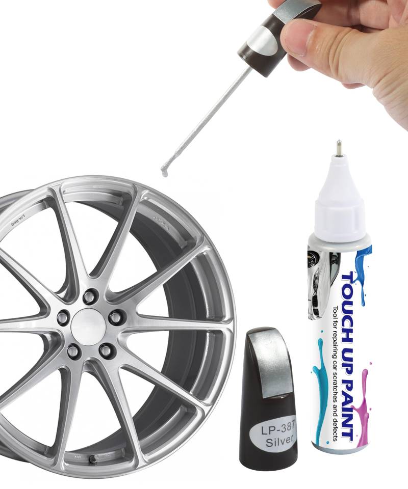 Flaconi Auto Lackstift,Lack Reparatur für Auto Kratzer Reparatur,Kratzer Lack Reparatur,Motorrad Kratzer Reparatur,Geeignet für Kratzerreparaturen der Meisten Autos,Motorräder (Silber) von Flaconi