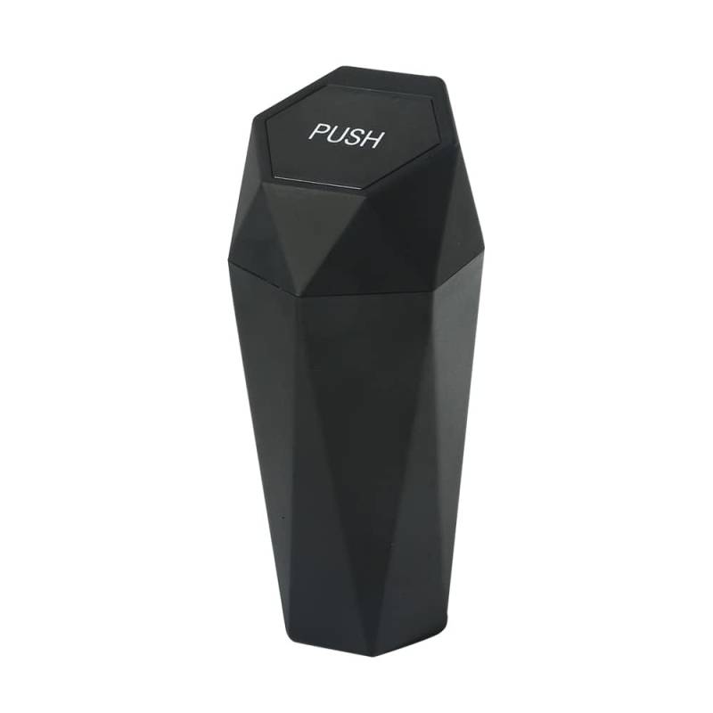 Flaconi Auto Mülleimer,Mülleimer Auto,auto Mülleimer Innenraum,Car Essentials,Auto Gadgets Innenraum,Auto Mülleimer klein,Mülleimer fürs Auto,Auto Mülleimer Getränkehalter,für Autos,SUVs (Schwarz) von Flaconi