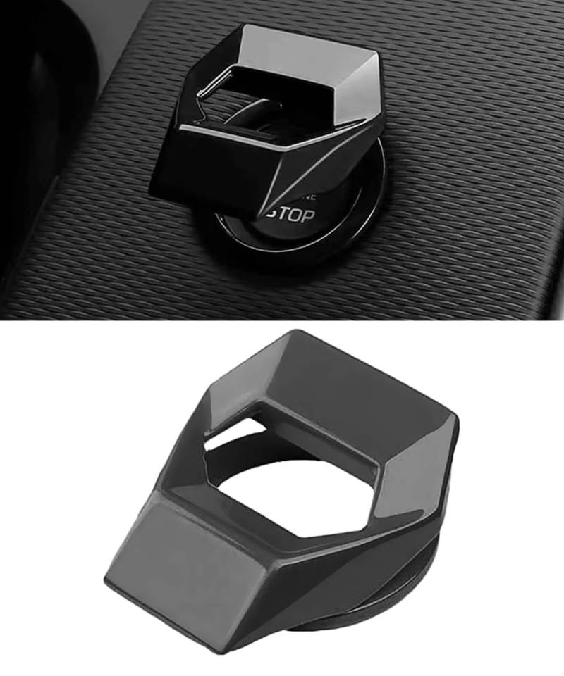 Flaconi Auto Startknopf Abdeckung, Drucktaste, Schwarz von Flaconi