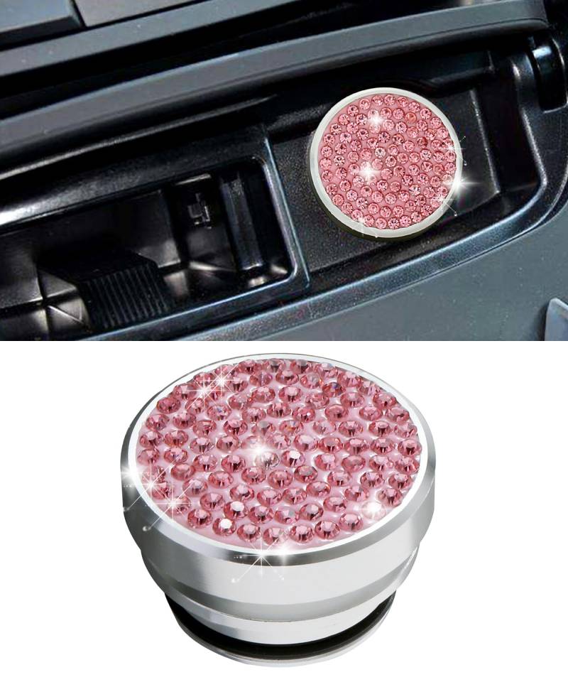 Flaconi Auto Zigarettenanzünder Abdeckkappe,Zigarettenanzünder AbdeckungBling Auto-Zigarettenanzünder-Stecker-Abdeckung,Staubschutz für Zigarettenanzünder,Geeignet für die Meisten Autos (Rosa) von Flaconi