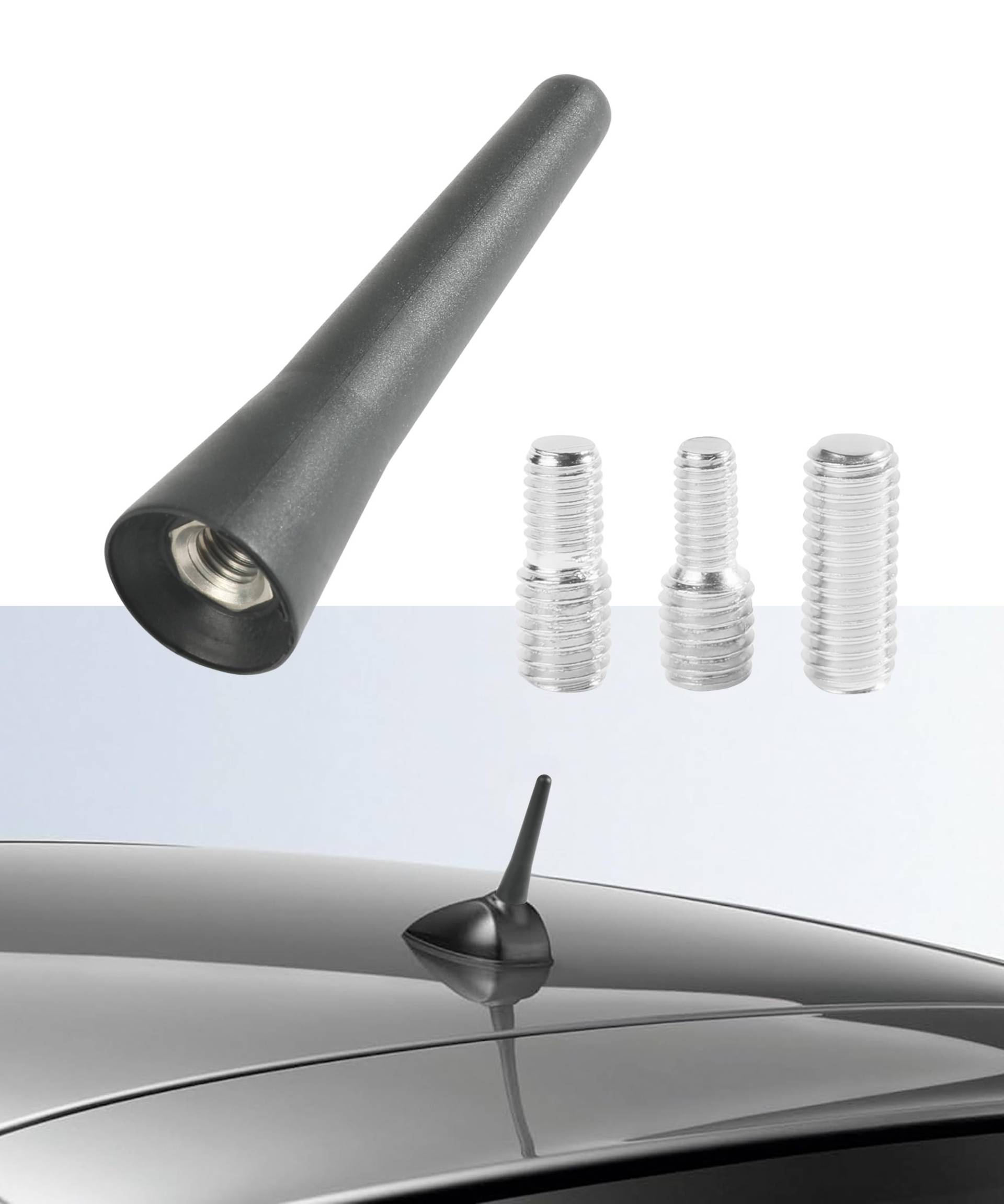 Flaconi Autoantenne,Autoantenne, Autoradioantenne,Autozubehör,Mini-Auto-Kurzantenne mit Aluminiumschraube,AM/FM/DAB-Autoantenne,6,5 cm Autoantennendach,Autoradio-Antennenmast für Auto,SUV Flaconi Autoantenne,Autoantenne, Autoradioantenne,Autozubehör,Mini-Auto-Kurzantenne mit Aluminiumschraube,AM/FM/DAB-Autoantenne,6,5 cm Autoantennendach,Autoradio-Antennenmast für Auto,SUV von Flaconi