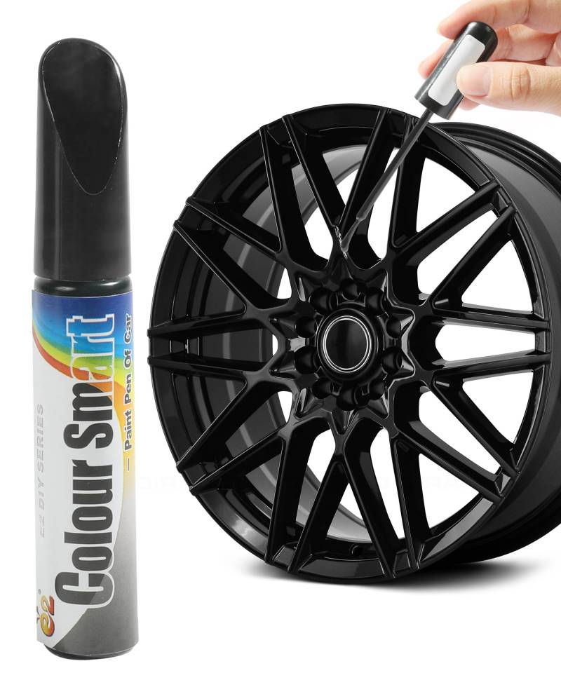 Flaconi Lackstift Auto,Lackstifte für Auto Kratzer,Auto Lack Reparatur,auto Lackstift,Auto-Felgen Kratz Entferner,Reparatur Felgen Kratzer und Farbtropfen an Autos,Motorrädern,Fahrrädern (Schwarz) von Flaconi