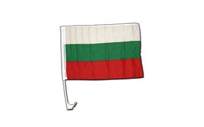 Autofahne Autoflagge Bulgarien - 30 x 40 cm von Flaggenfritze