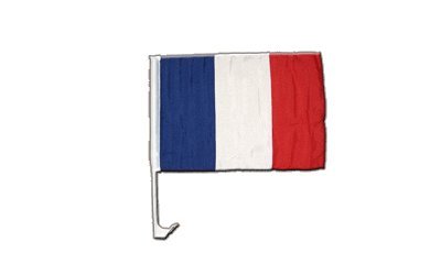 Autofahne Autoflagge Frankreich - 30 x 40 cm von Flaggenfritze