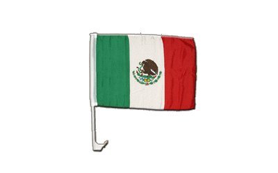 Autofahne Autoflagge Mexiko - 30 x 40 cm von Flaggenfritze