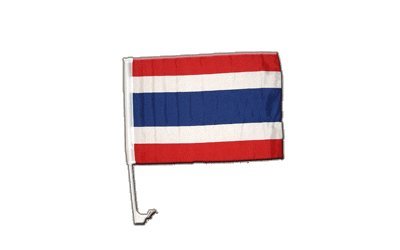 Autofahne Autoflagge Thailand - 30 x 40 cm von Flaggenfritze