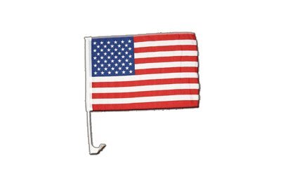 Flaggenfritze Autofahne Autoflagge USA - 30 x 40 cm von Flaggenfritze