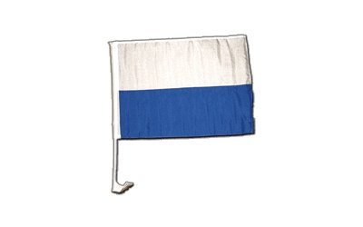 Flaggenfritze Autofahne Autoflagge Blau-Weiß - 30 x 40 cm von Flaggenfritze