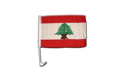 Flaggenfritze Autofahne Autoflagge Libanon - 30 x 40 cm von Flaggenfritze