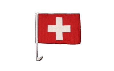 Flaggenfritze Autofahne Autoflagge Schweiz - 30 x 40 cm von Flaggenfritze