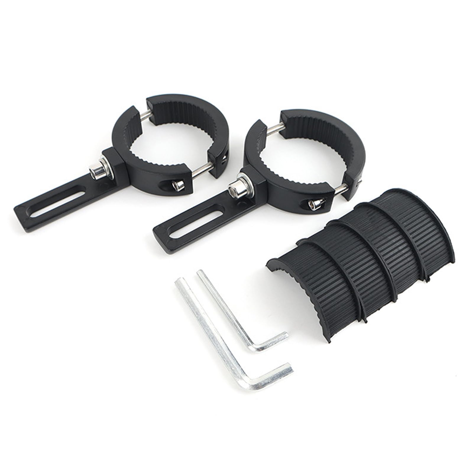 Halterungen für Motorrad-Scheinwerfer, Fleymu 2 Stück Arbeitsleuchten Halterung Universal 38-60mm, Motorrad-Lichthalterung Vertikal und Horizontal Eingestellt für Frontschutzbügel Auto LKW Motorrad Halterungen für Motorrad-Scheinwerfer, Fleymu 2 Stück Arbeitsleuchten Halterung Universal 38-60mm, Motorrad-Lichthalterung Vertikal und Horizontal Eingestellt für Frontschutzbügel Auto LKW Motorrad von Fleymu