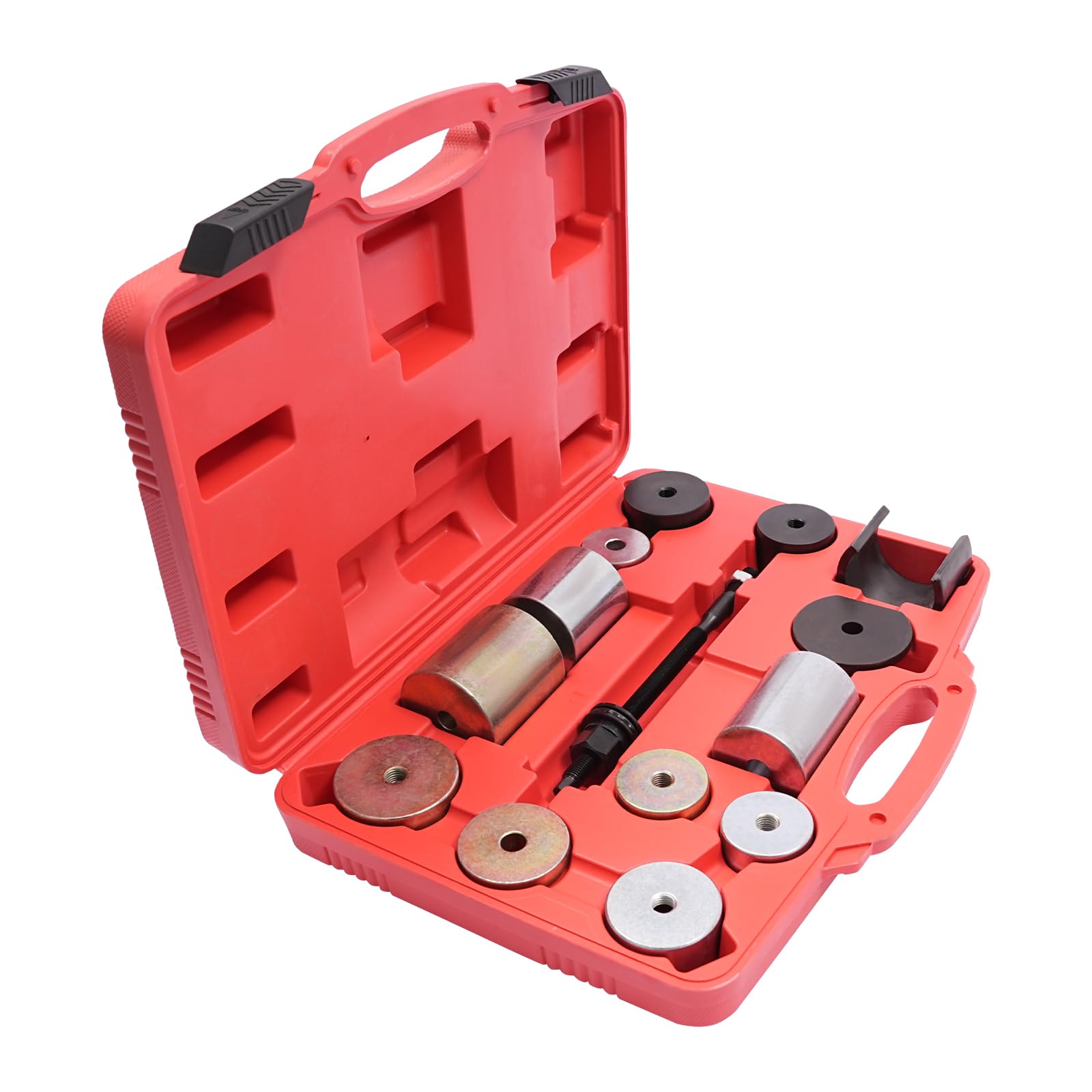 Fliuyr Silentlager-Werkzeug-Satz, Iron Bushing Removal Tool,Silentlager Werkzeug Abzieher Lager Demontage Montage Gummilager Satz Set, Eisenbuchsen-Entfernungswerkzeug Fliuyr Silentlager-Werkzeug-Satz, Iron Bushing Removal Tool,Silentlager Werkzeug Abzieher Lager Demontage Montage Gummilager Satz Set, Eisenbuchsen-Entfernungswerkzeug von Fliuyr