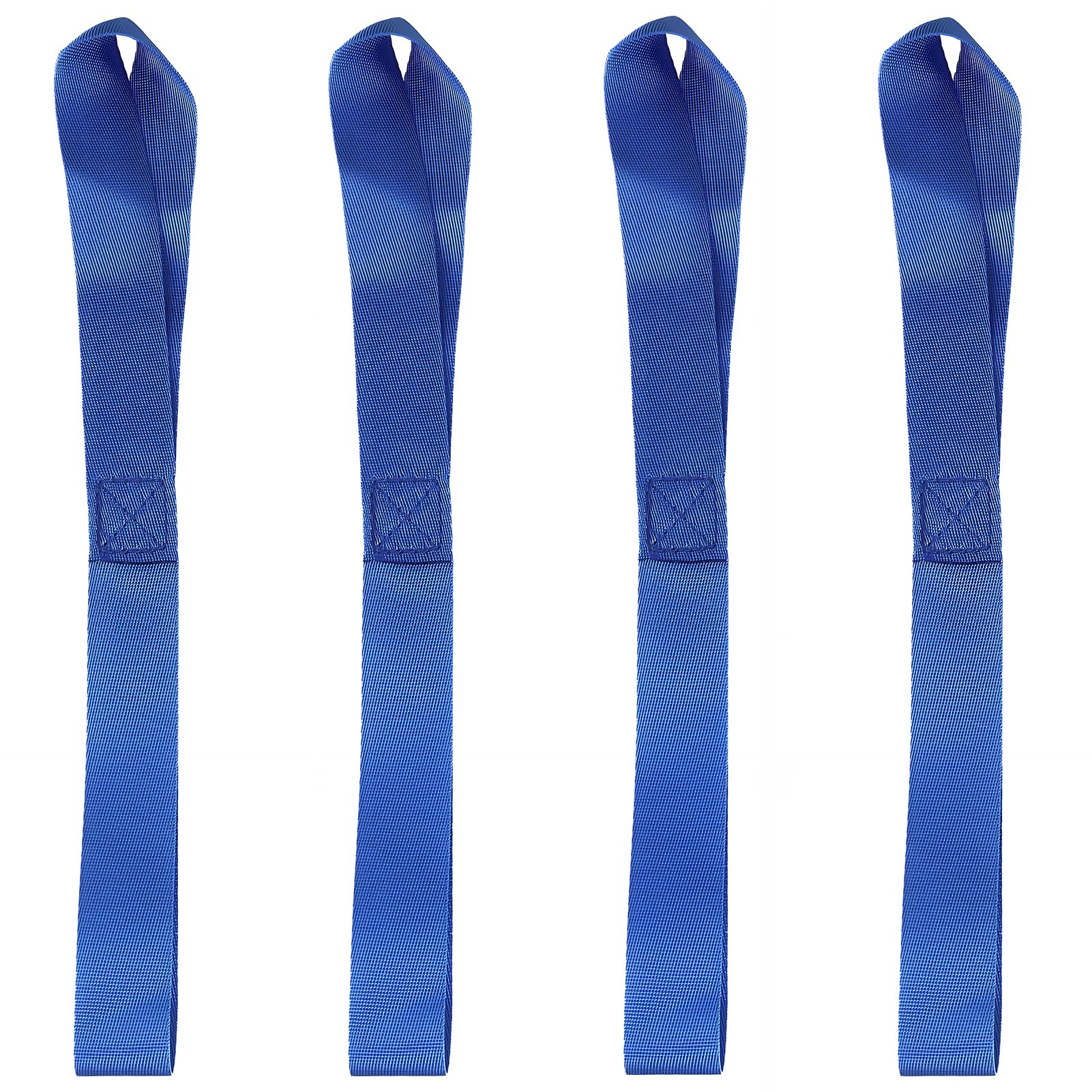 Zurrschlaufen für Motorradtransport, 800kg Belastbarkeit, 25mm x 30cm, 4 Stück - Hochwertige Spanngurte für ATV, Auto, Anhänger,zurrschlaufen Lenker kurz- robusto e durevole(blau) von Fllyvly