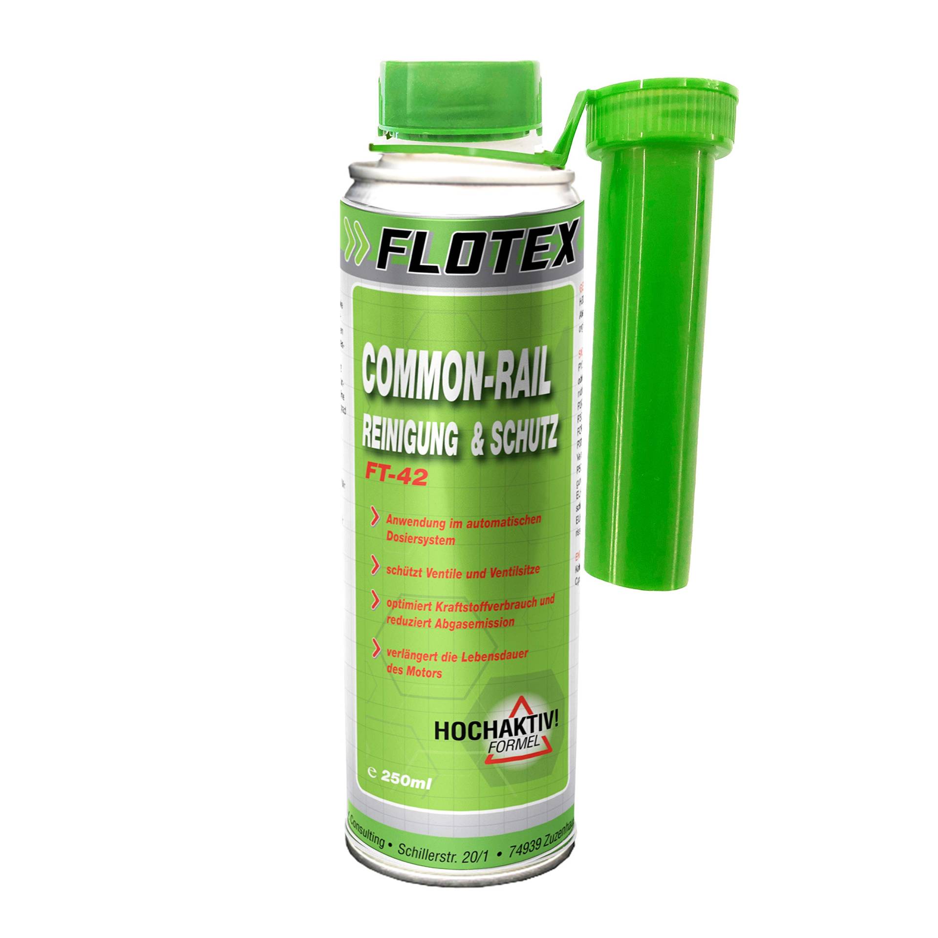 Flotex Diesel Common-Rail Reinigung & Schutz, 250ml Systemreiniger und Schutz Additiv für Dieselmotoren Flotex Diesel Common-Rail Reinigung & Schutz, 250ml Systemreiniger und Schutz Additiv für Dieselmotoren von Flotex