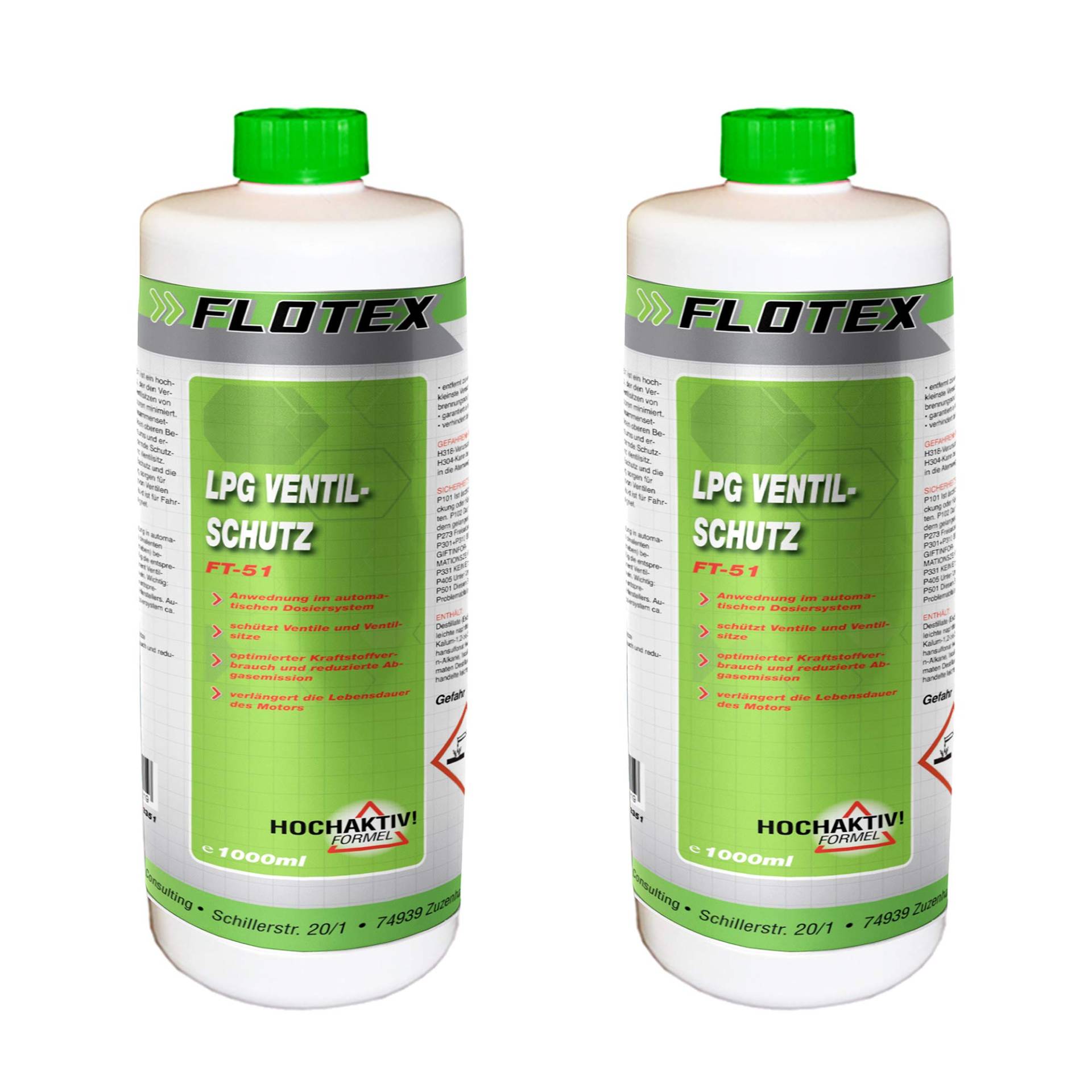 Flotex Permanent LPG Ventilschutz, 2 x 1L Additiv Gas Ventil Schutz Flotex Permanent LPG Ventilschutz, 2 x 1L Additiv Gas Ventil Schutz von Flotex