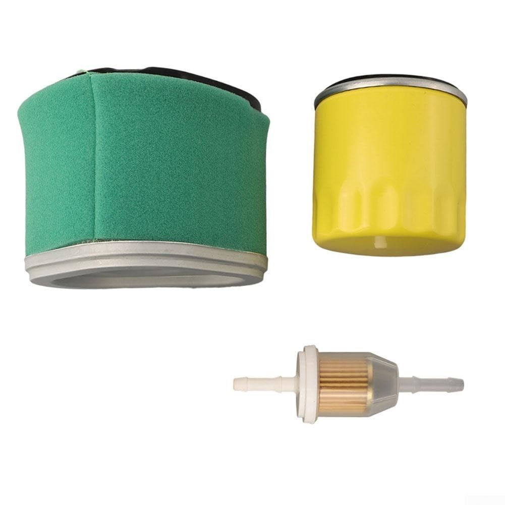 Luftfilter-Set mit Öl- und Kraftstofffiltern, kompatibel mit Rasenmäher-Ersatzteilen Luftfilter-Set mit Öl- und Kraftstofffiltern, kompatibel mit Rasenmäher-Ersatzteilen von Floweringbeter