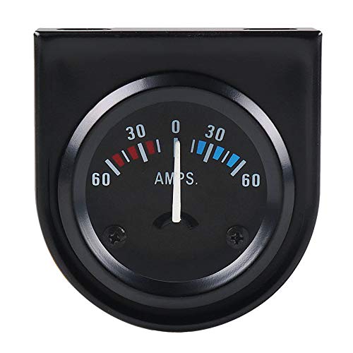 Flpeekash 2 Zoll 52Mm 12V Auto LED Auto Boot AMP Meter Gauge 60-0-60 AMP Schwarz von Flpeekash