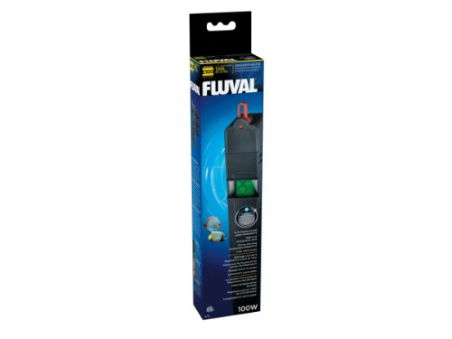 Fluval E-Heizer - Der Elektronikheizer aus der E-Serie 100 Watt für Aquarien bis 120 Liter von Fluval