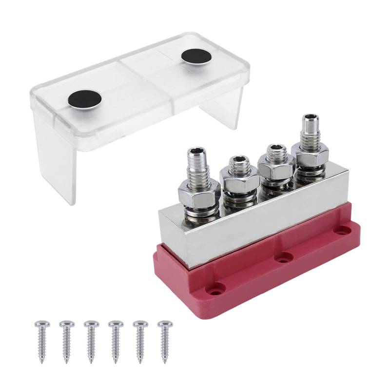 Fluxioxtna Hochstrom 600A Kussbar Nickelkupferverteilungsblock Mit 4 Steinen Für Die Anwendung Von Automobil Und Meereswaren von Fluxioxtna