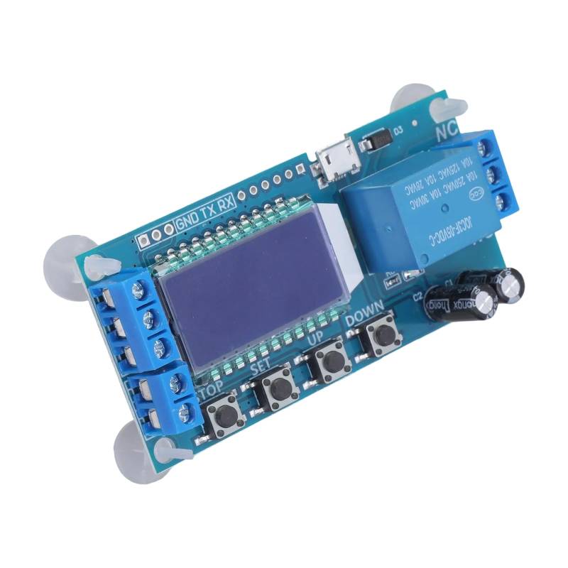 Tragbare 30 V Timer Relais Modulzubehör Für Enthusiasten Und Wartung Der Automatisierungsgeräte Mit Flexibler Einstellung von Fluxioxtna