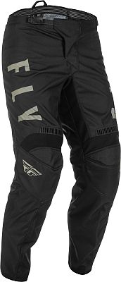 Fly Racing F-16, Textilhose Kinder - Schwarz/Grau - 20 von Fly Racing