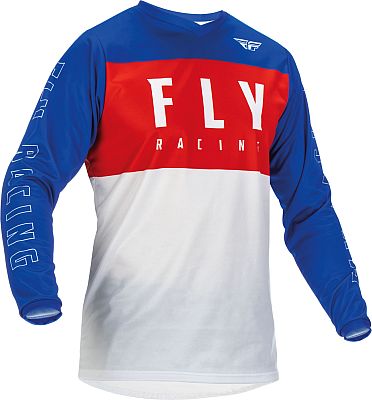 Fly Racing F-16, Trikot - Rot/Weiß/Blau - XL von Fly Racing