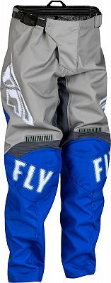 Fly Racing F-16 S23, Textilhose Kinder - Grau/Blau - 18 von Fly Racing