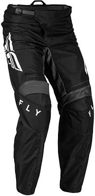 Fly Racing F-16 S23, Textilhose - Schwarz/Weiß - 30 von Fly Racing