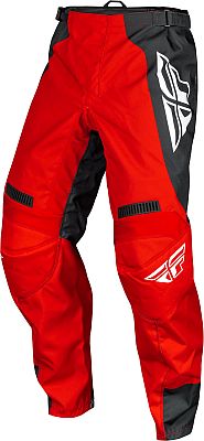 Fly Racing F-16 S24, Textilhose - Rot/Weiß/Dunkelgrau - 28 von Fly Racing